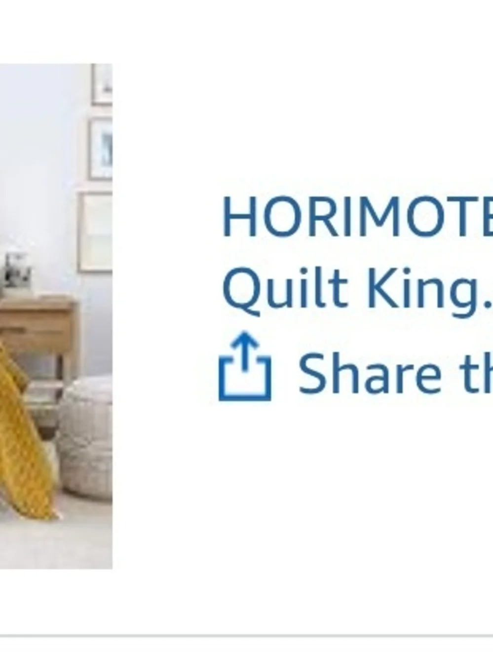 Horimote Home Quilted Bedspread Set in Cameo Rose And Yellow - Lightweight